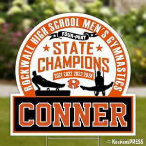 RHS Men's Gymnastics Yard Sign