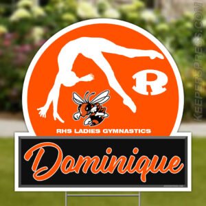 RHS Ladies Gymnastics Yard Sign