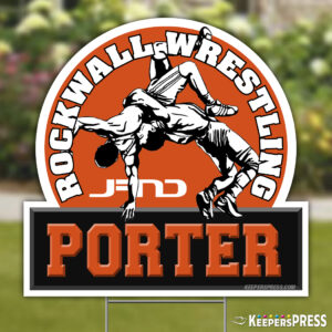 RHS Men's Wrestling Yard Sign